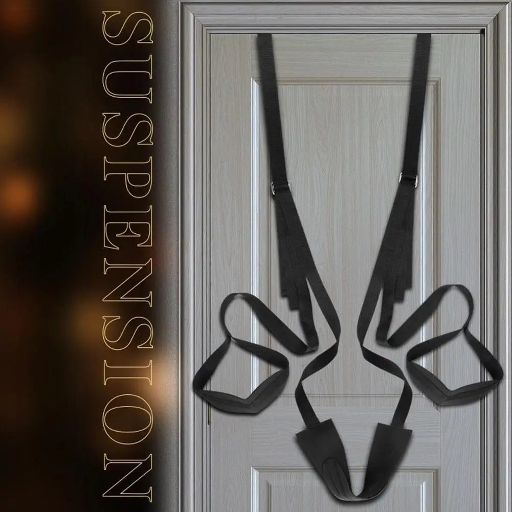Adjustable Door-Mount Swing with Hand & Foot Straps