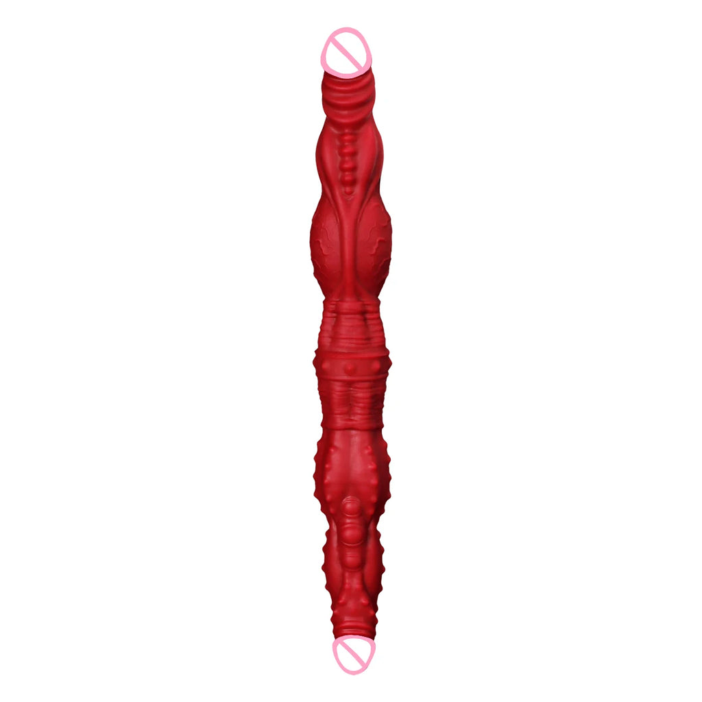 Double-headed Dildo for Women Realistic Penis Anal Plug Double Penetration Adult Lesbian Sex Toys Clitoris G-spot Stimulation