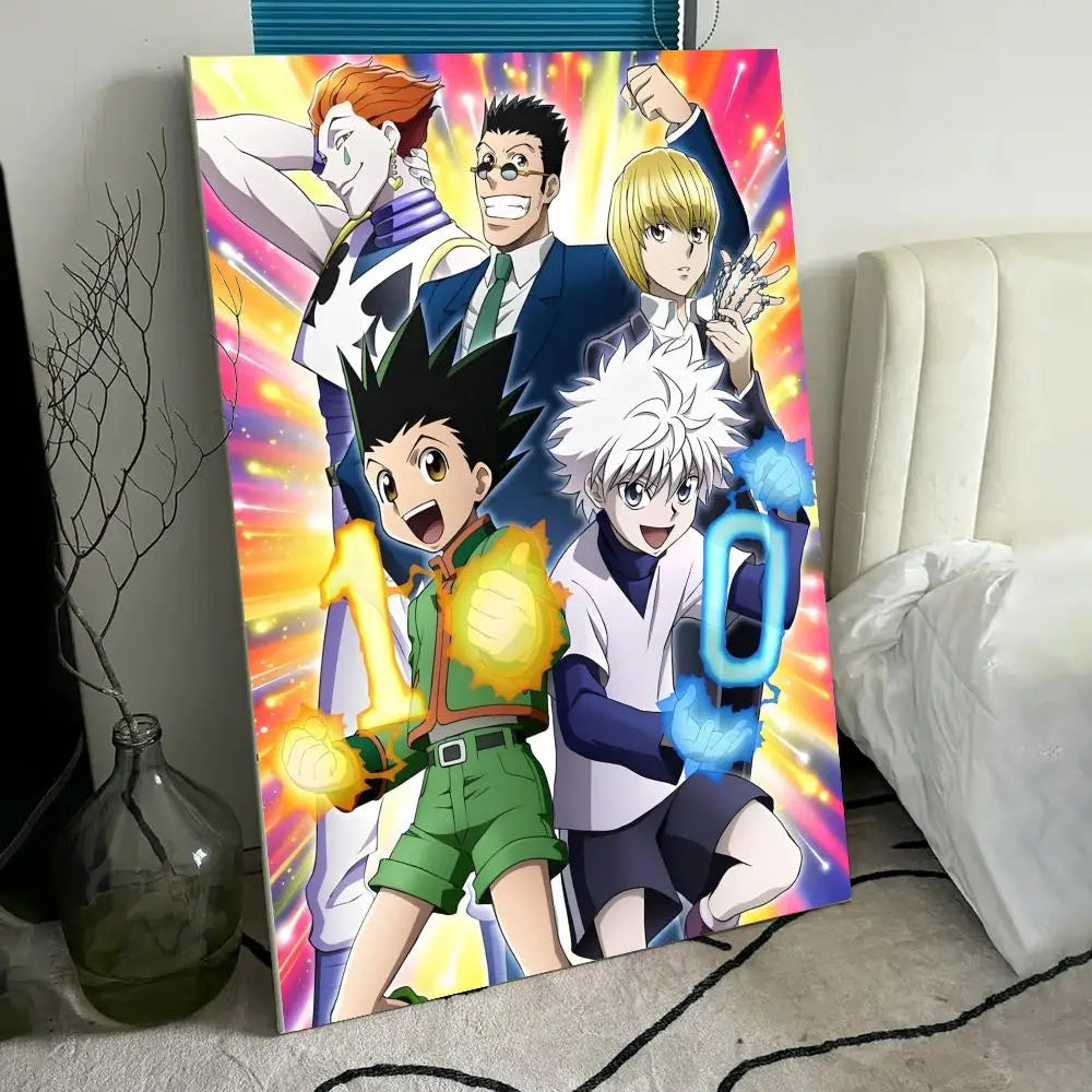 Anime H-HUNTERXHUNTER Poster Wall art print art suitable for living room bedroom bar parlor home decor gift