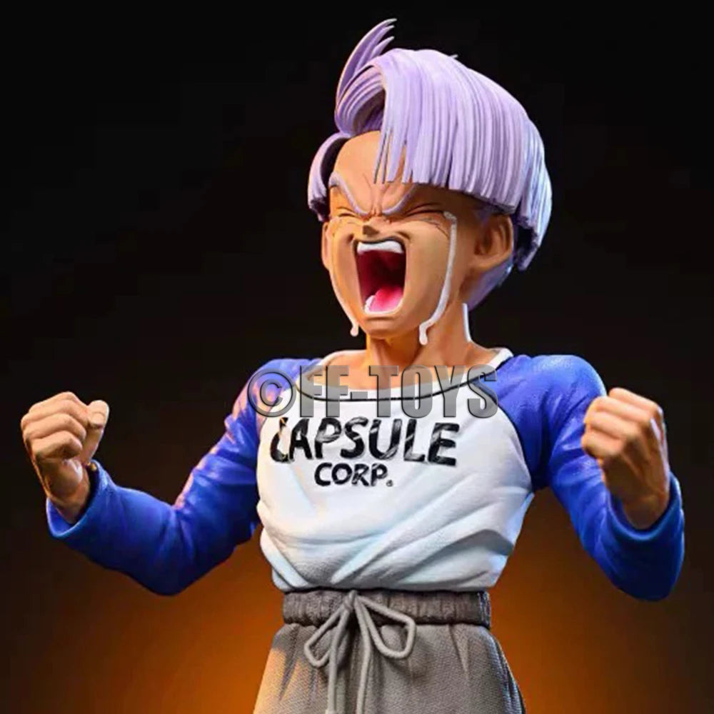 Anime Dragon Ball Z Trunks Figure Super Saiyan Trunks Statue Replacement Light Head Pvc Action Figures Collection Model Toys