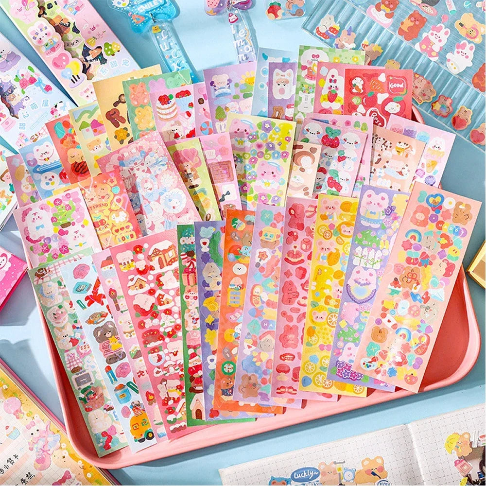 Kawaii Aesthetic Decorative Sticker Set