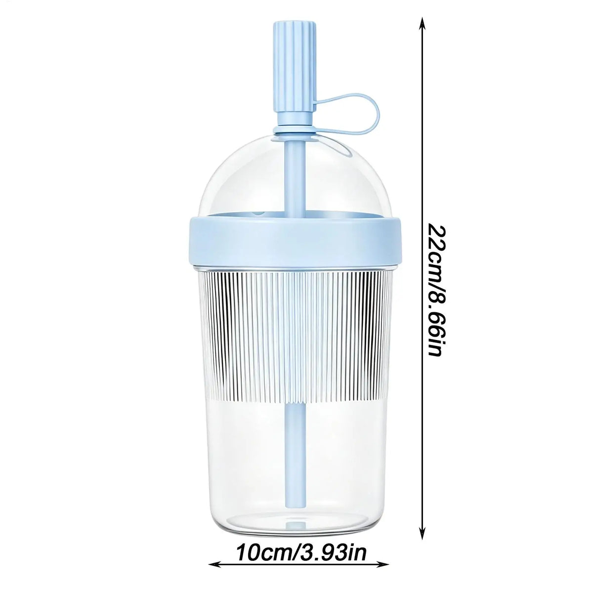 17 oz Reusable Coffee Tumbler with Lid & Straw