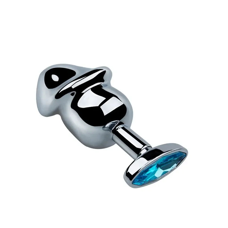 Crystal Stainless Steel Anal Plug Set