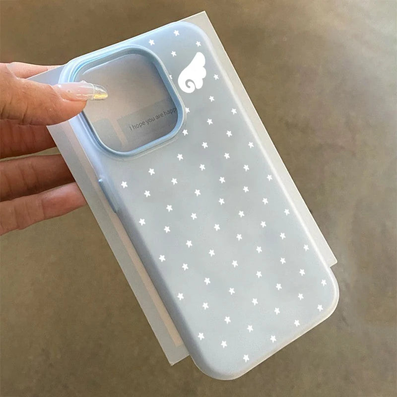Star & Angel Wings 2-in-1 Phone Case for iPhone