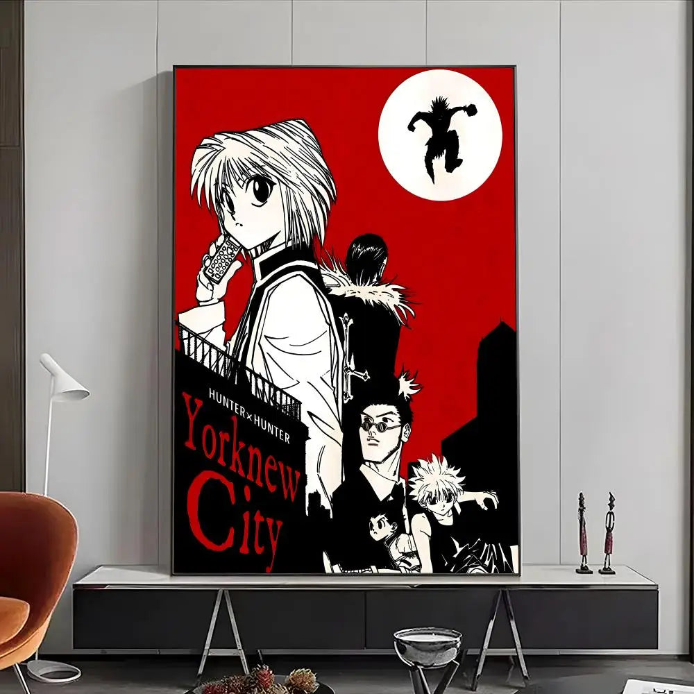 H-Hunter × Hunter Poster High-Definition Posters, Wall Art for Living Room and Home Decor.