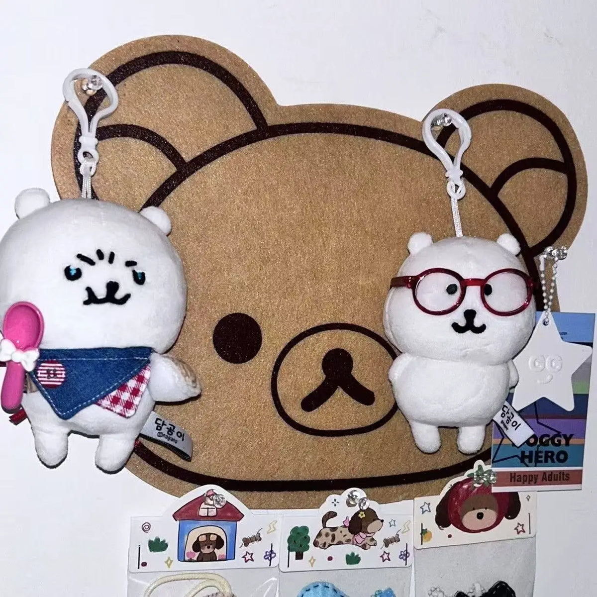 Rilakkuma Bear Felt Wall Decor Panel