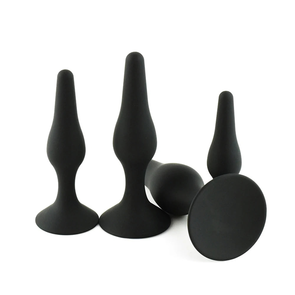 4-Piece Anal Plug & Bead Set