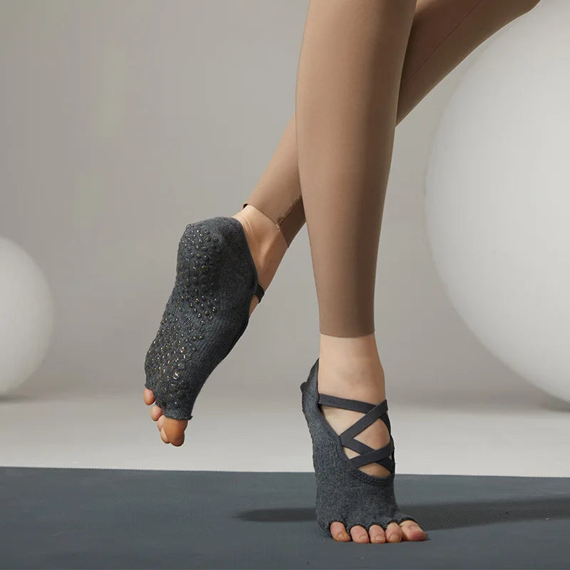 Women's Non-Slip Toeless Yoga & Pilates Socks