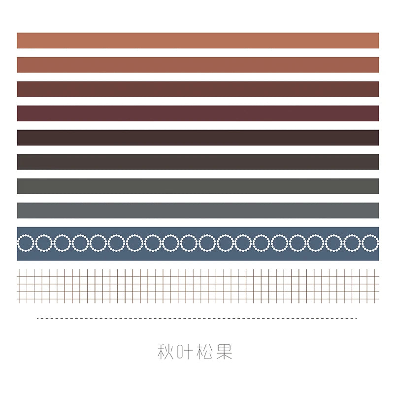 10-Roll Kawaii Washi Tape Set