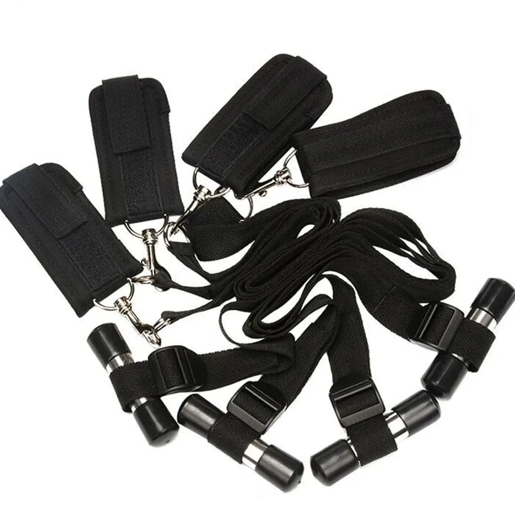 Door-Mount Restraint Set with Adjustable Ankle Cuffs