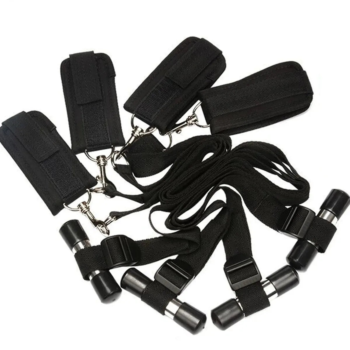 Door-Mount Restraint Set with Adjustable Ankle Cuffs