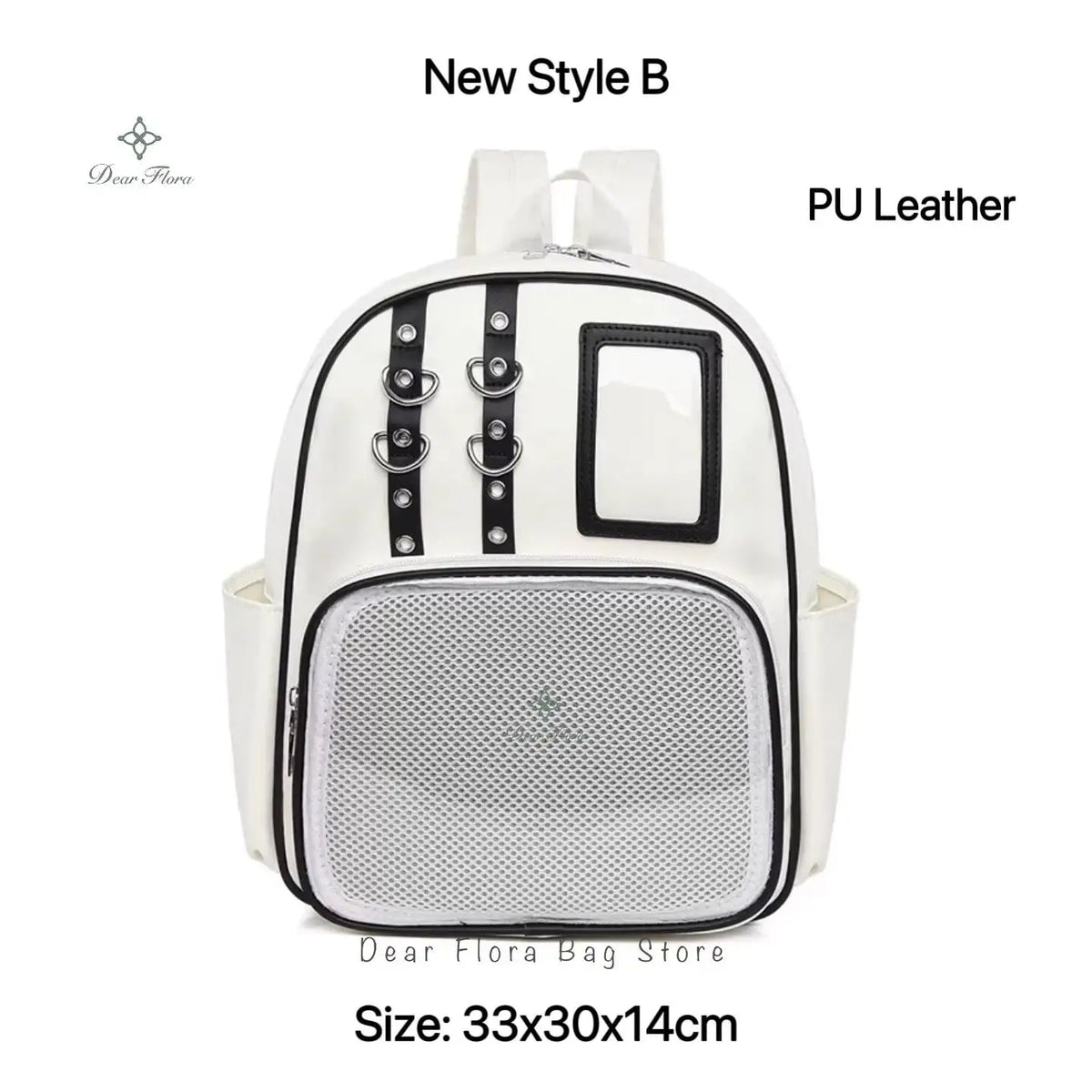 Y2K Mini Transparent Ita Backpack