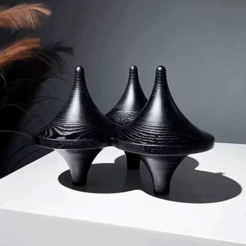 Creative Gyroscope Figurines Modern Art Decoration Sculptures Living Room Luxury Figurine Original Miniature Ornament Funny Gift