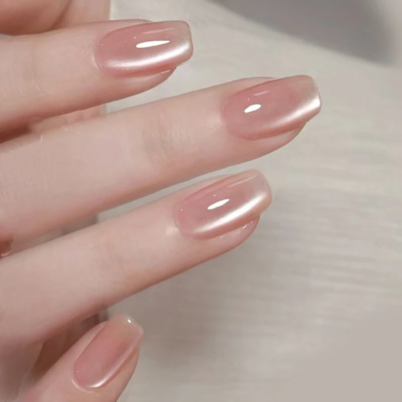 30Pcs Nail Tip Fake Nail Fashion Wearable False Nails Simple Full Cover Press On Nails DIY Wear Nail Tool.