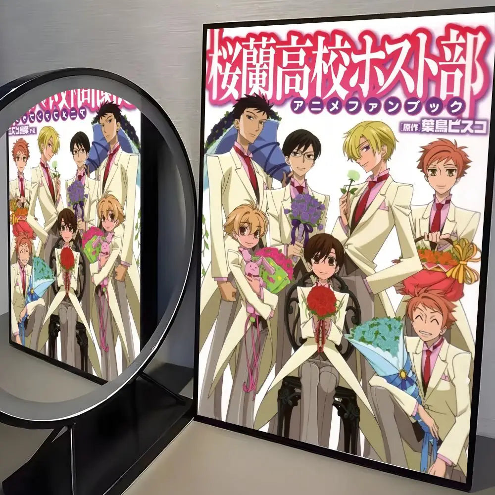 Ouran High School Host Club Waterproof Wall Poster