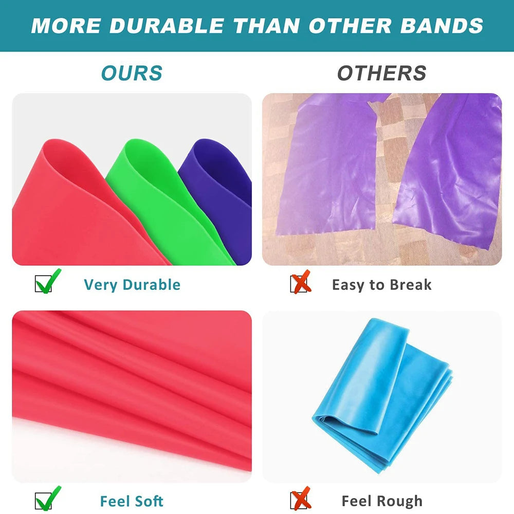 Natural Rubber Yoga & Pilates Resistance Band