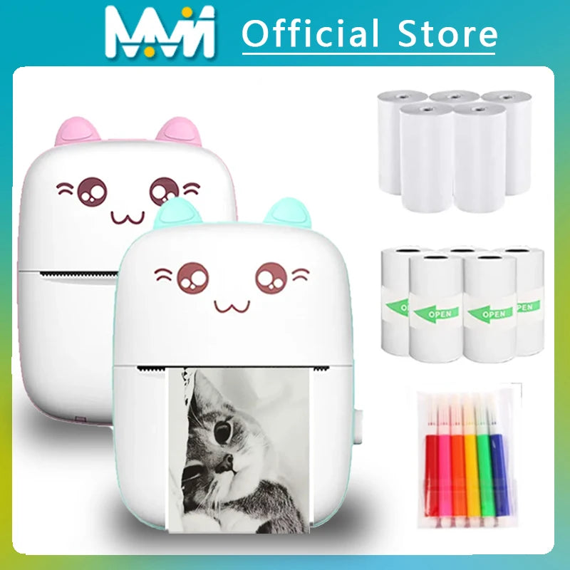 Mini Cat 58 mm Bluetooth Thermal Photo Printer