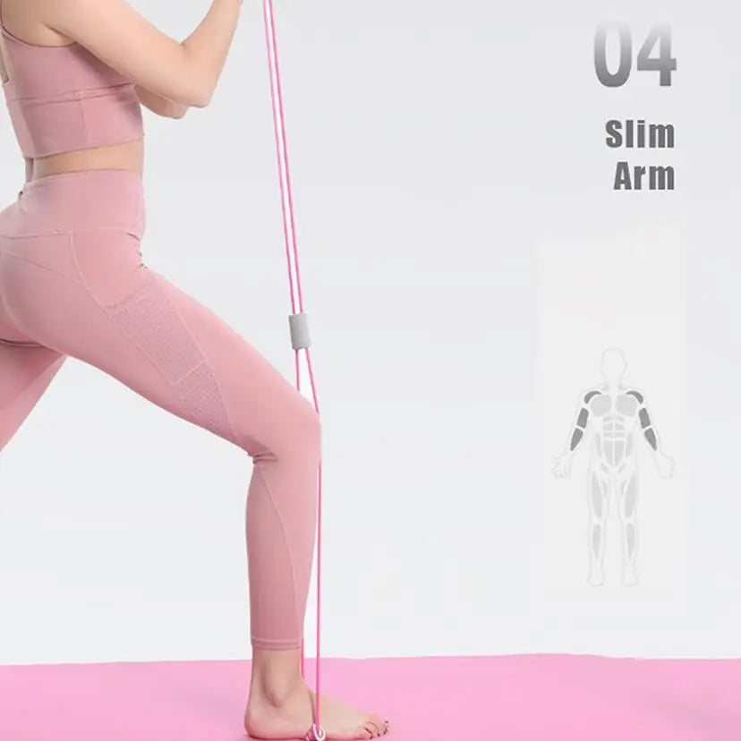 Resistance Bands Yoga Fitness Accessories Rubber Pull Rope Training And Exercise Gym Equipment For Women Neck Exercise Stretch
