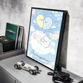 Mamegoma Kawaii Self-Adhesive Wall Poster