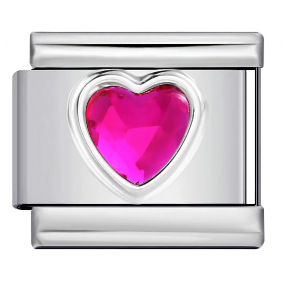 Y2K Stainless Steel Italian Charm Bracelet – 9mm Links