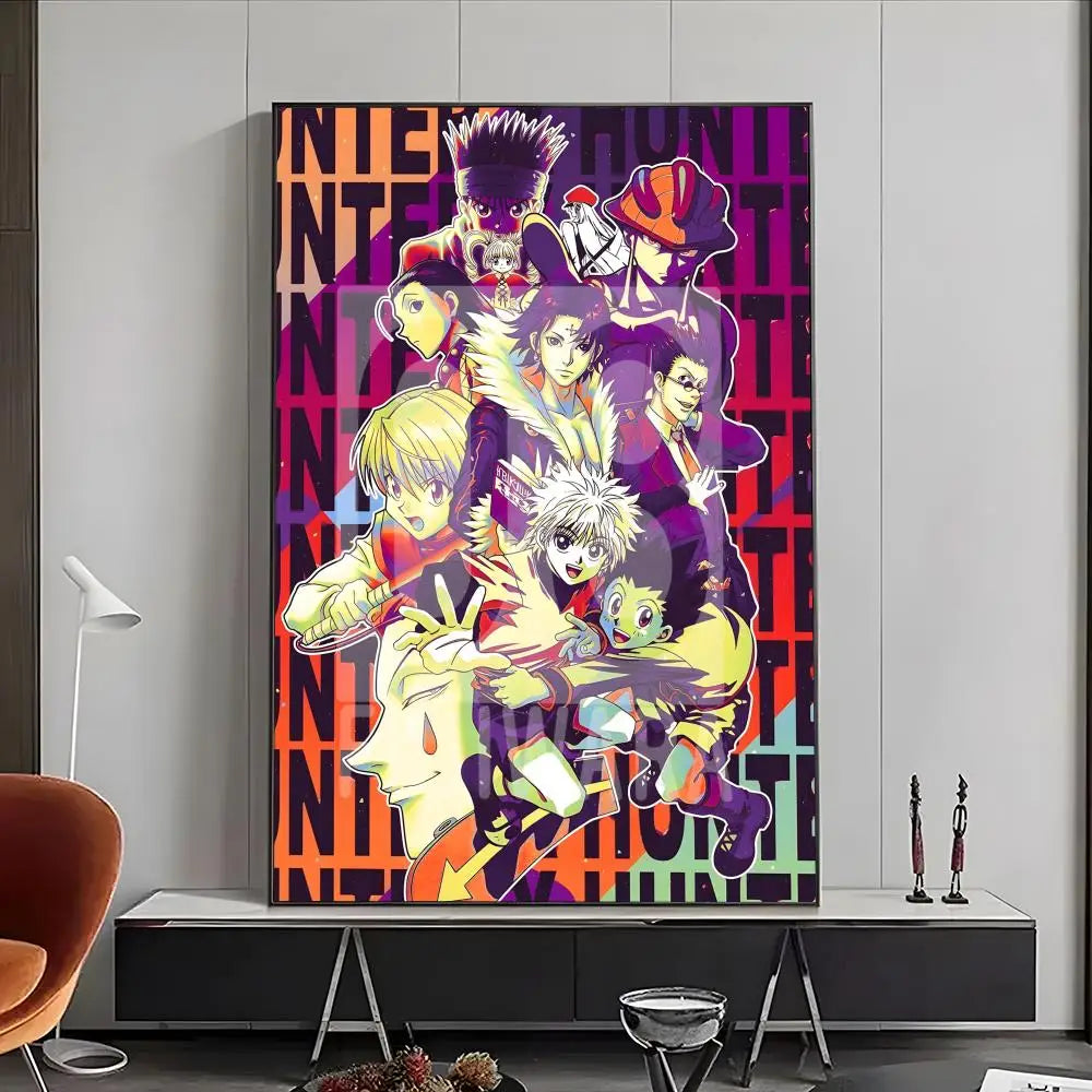 H-Hunter × Hunter Poster High-Definition Posters, Wall Art for Living Room and Home Decor.