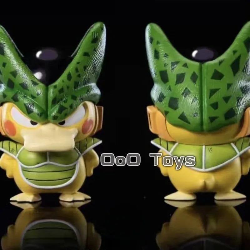 10-12cm Anime Figure Dragon Ball Z Cell Cosplay Psyduck Action Figure Toys Halloween Gift Doll