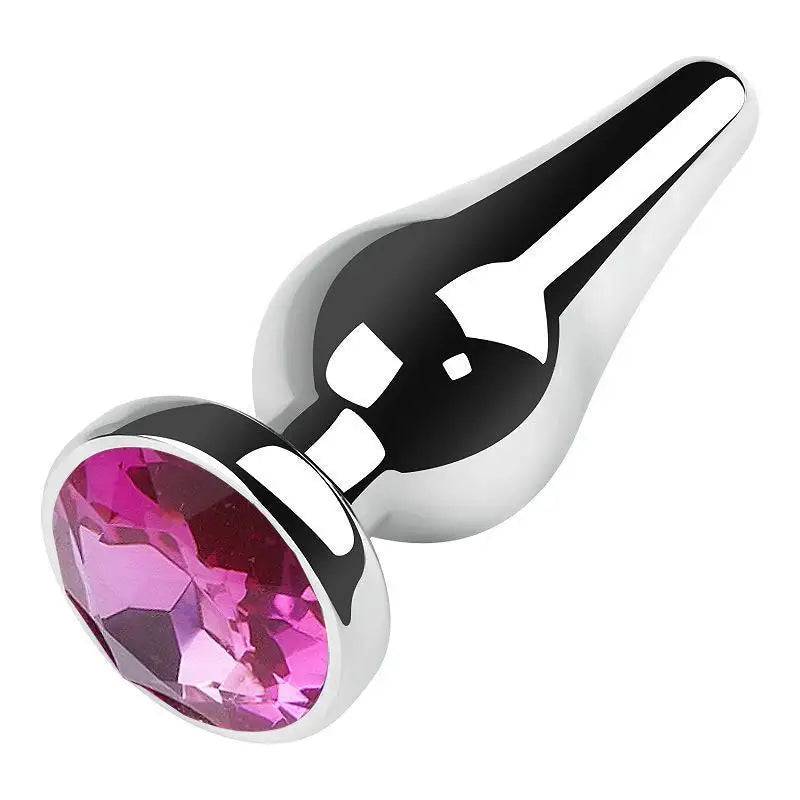 Jeweled Aluminum Alloy Anal Plug