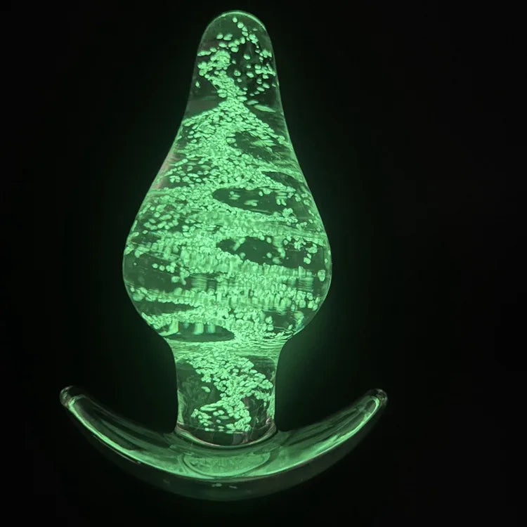 Luminous Crystal Glass Anal Plug