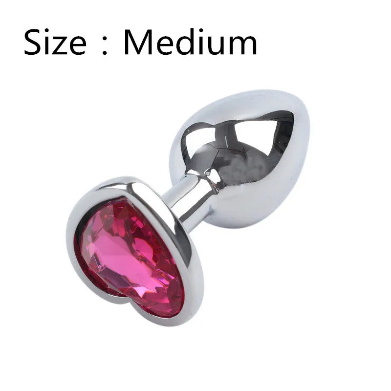 Beginner Stainless Steel Crystal Anal Plug