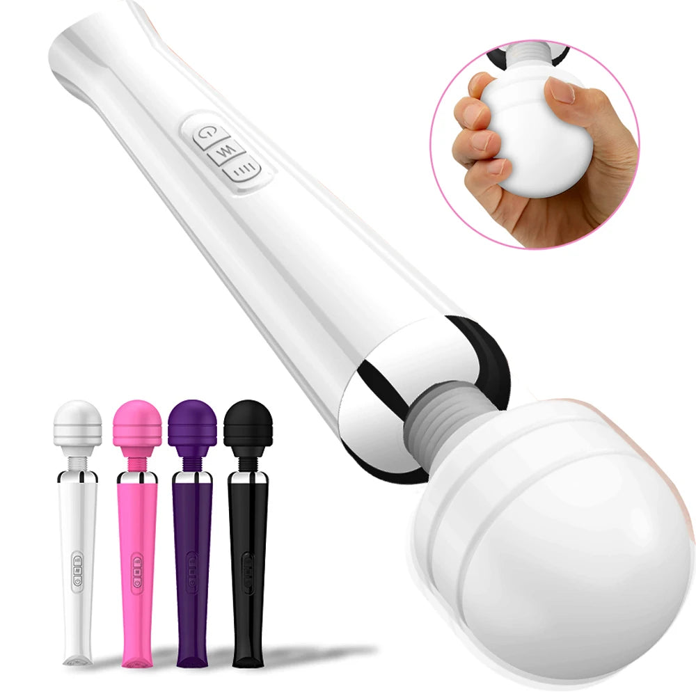 USB-Rechargeable Large Magic Wand Vibrator