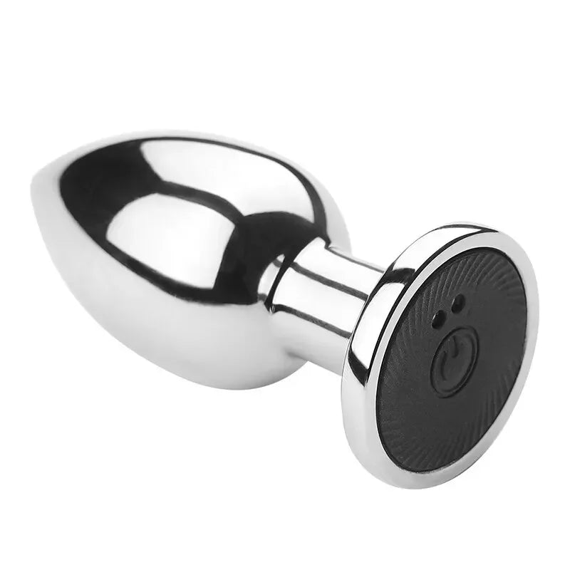 Wireless Remote Metal Vibrating Anal Plug