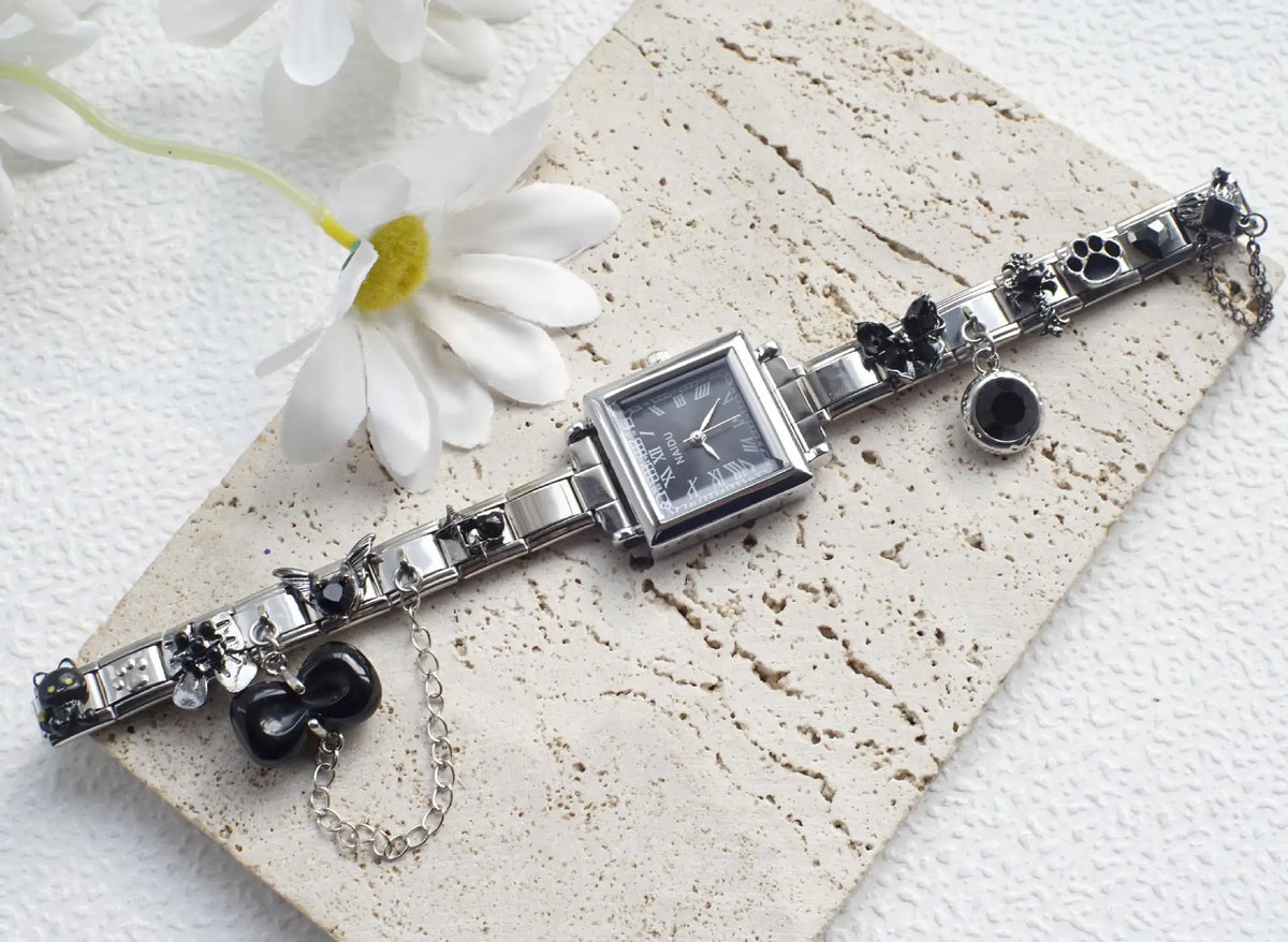 Women's Custom Charm Bracelet Quartz Watch