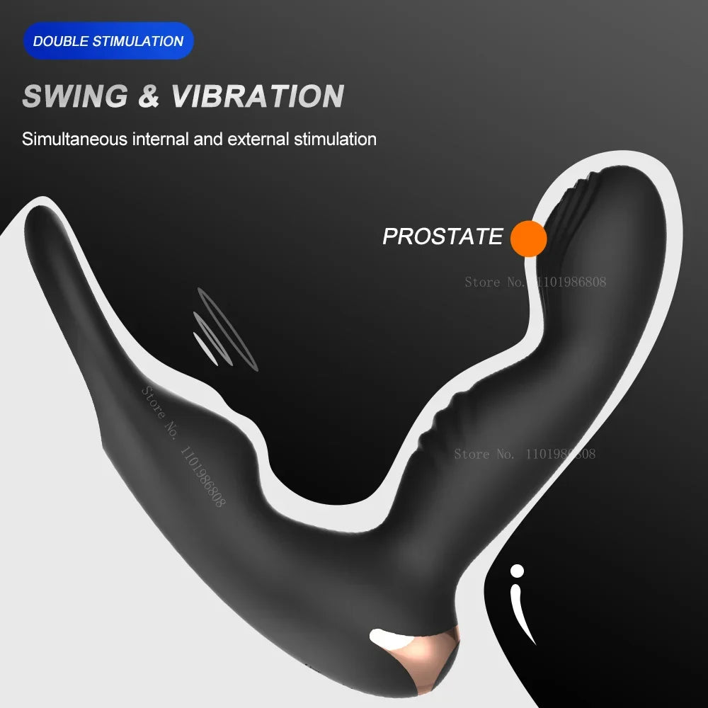 Remote-Control Silicone Prostate Massager