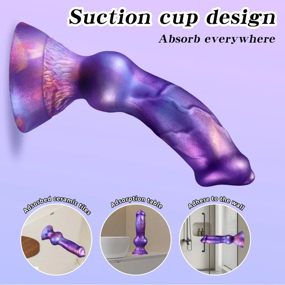 Realistic Dog Dildo With Squirting Enema Soft Silicone Suction Cup Water Syringe For Anal Play Vaginal Cleaning Adult Sex Toys