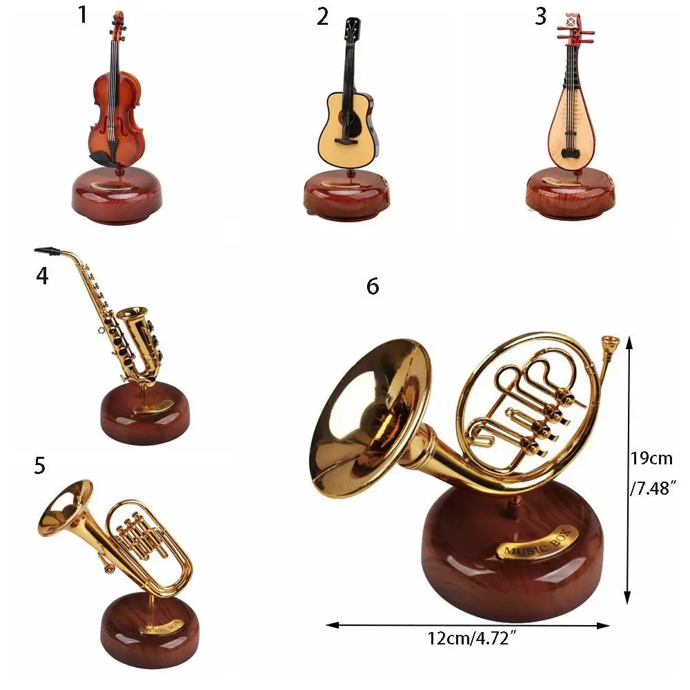 Nordic Phonograph Music Box Figurine