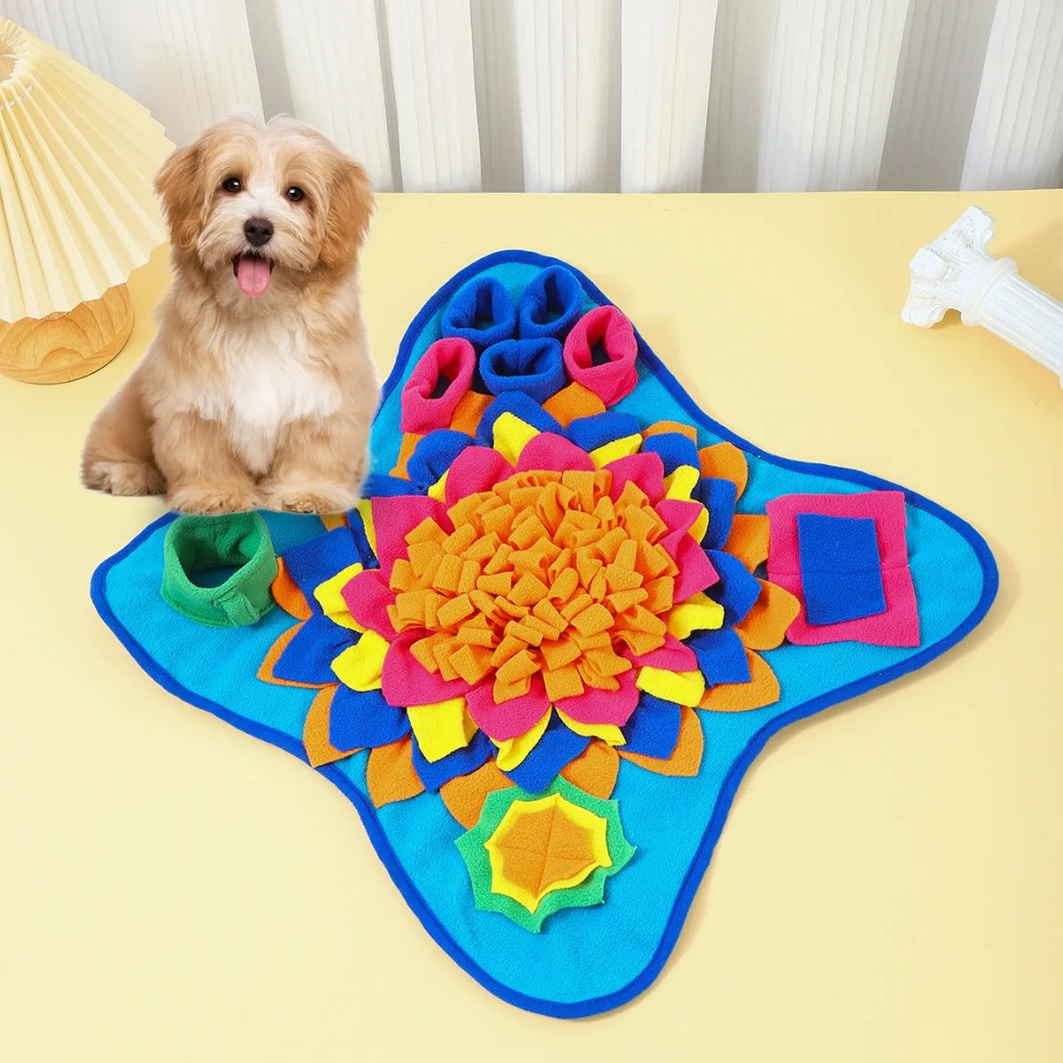 Dog Snuffle Mat & Interactive Feeding Puzzle