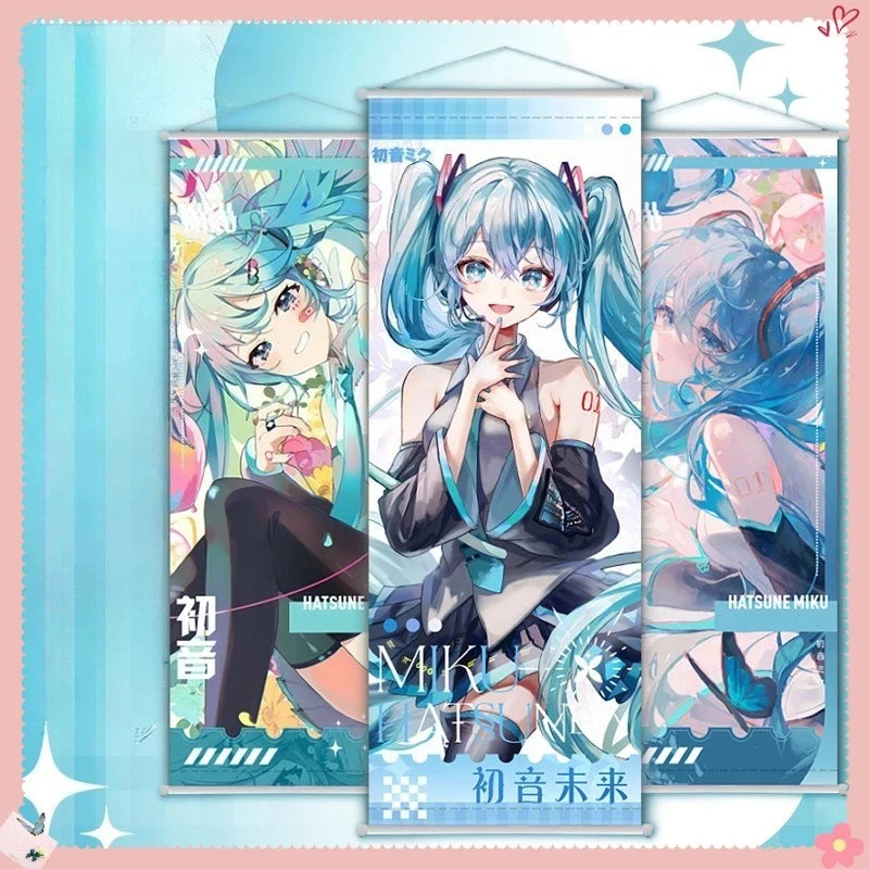 Hatsune Miku Canvas Wall Scroll