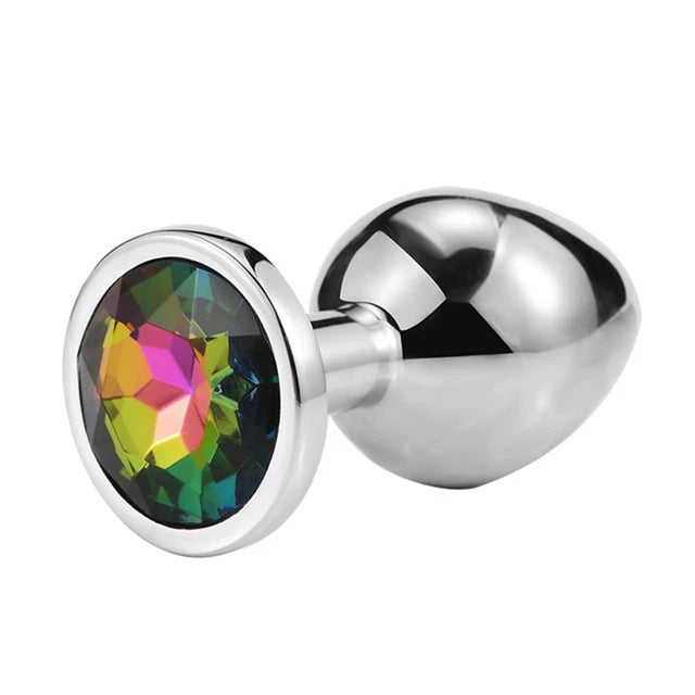 Crystal Stainless Steel Anal Plug