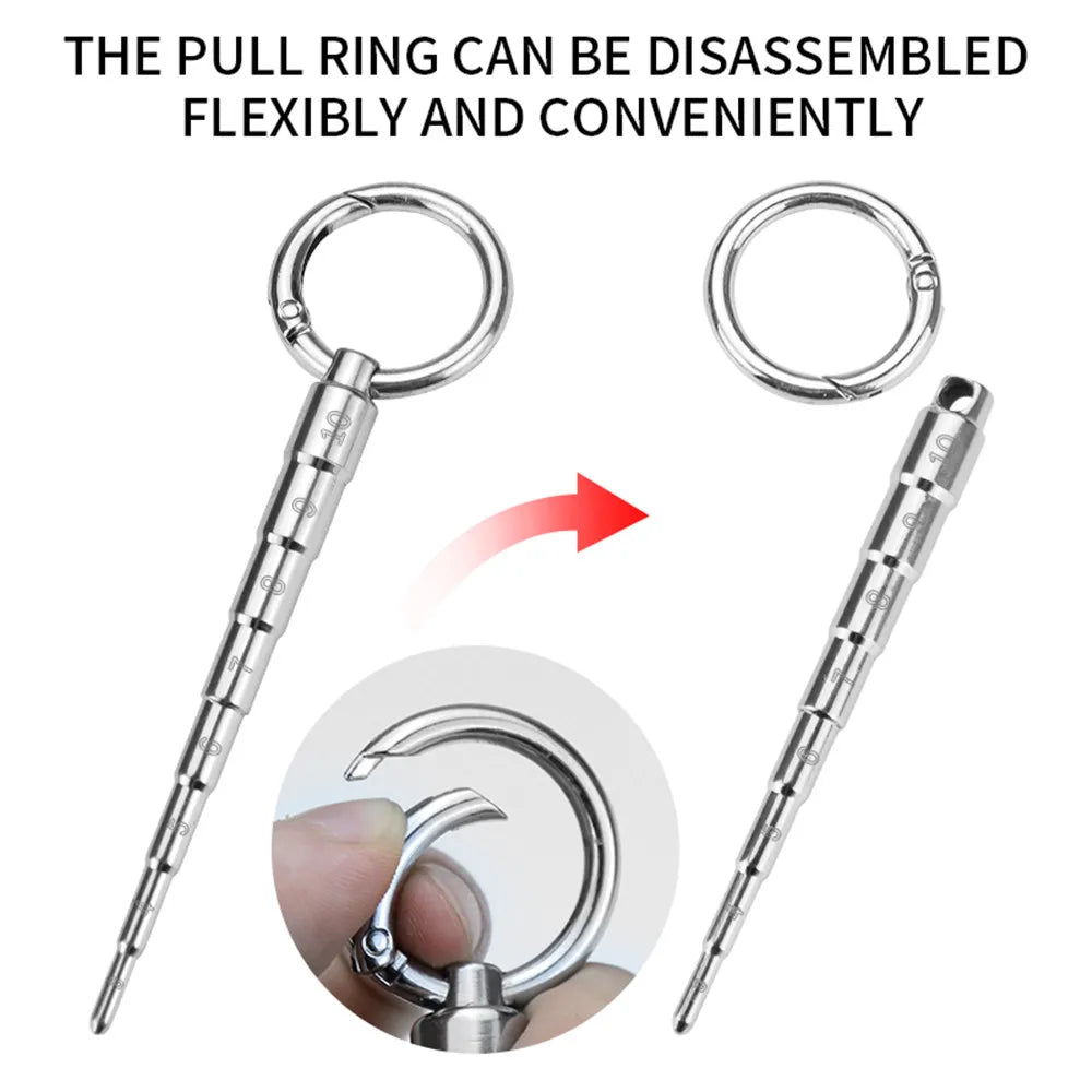 Stainless Steel Graduated Urethral Dilator Set