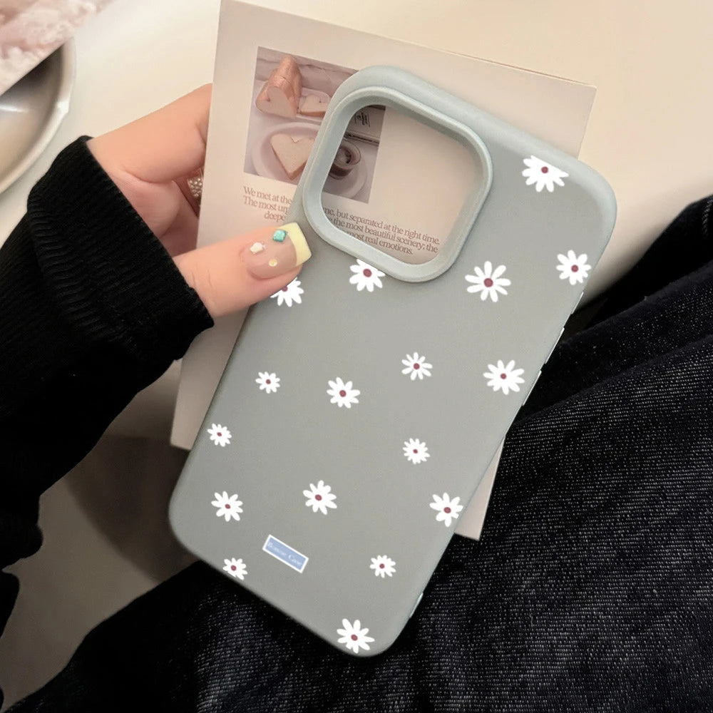 Daisy Flower Shockproof Phone Case for iPhone