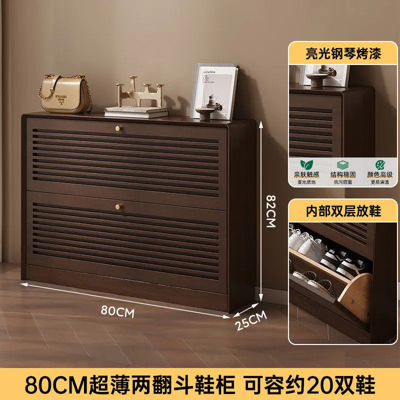 Narrow Corner Shoe Storage Cabinet