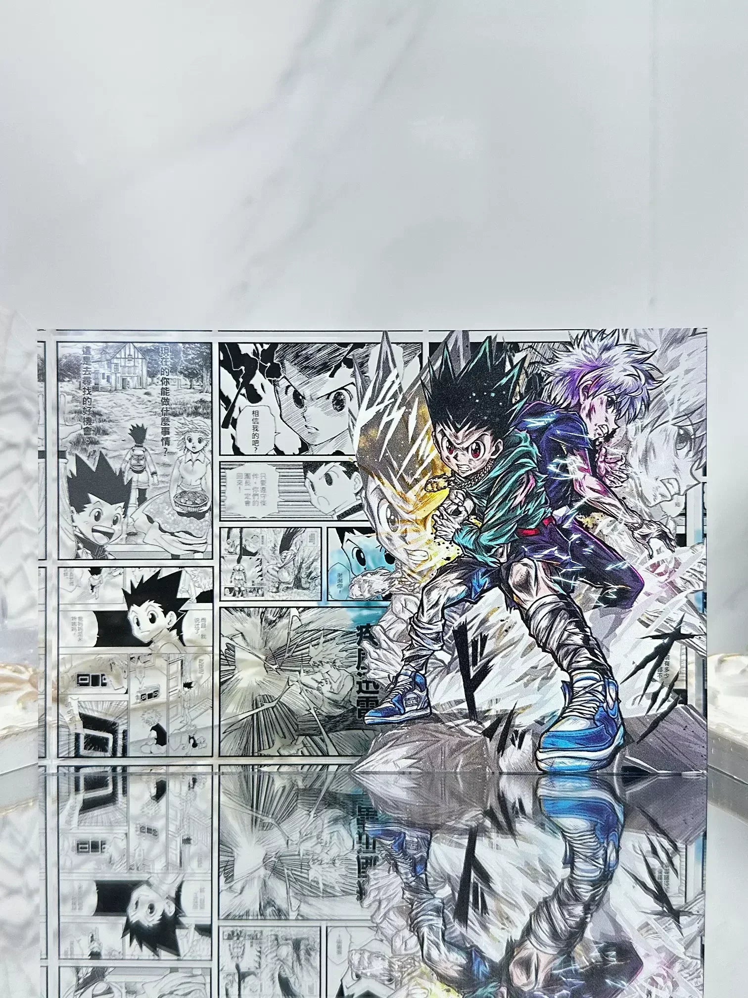 HUNTER×HUNTER Acrylic Stand Block Hisoka GON FREECSS Killua Zoldyck Anime HOBBY Goods Gift Animation Derivatives