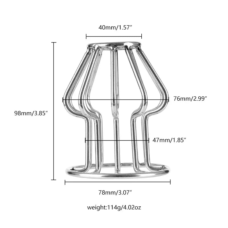 Hollow Stainless Steel Anal Plug