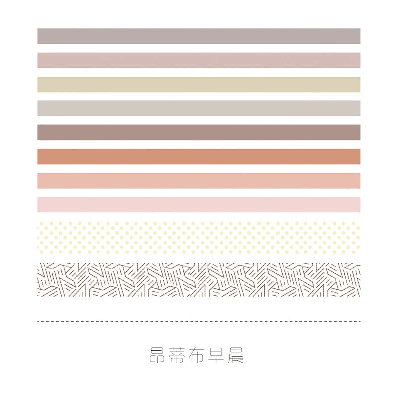 10-Roll Kawaii Washi Tape Set
