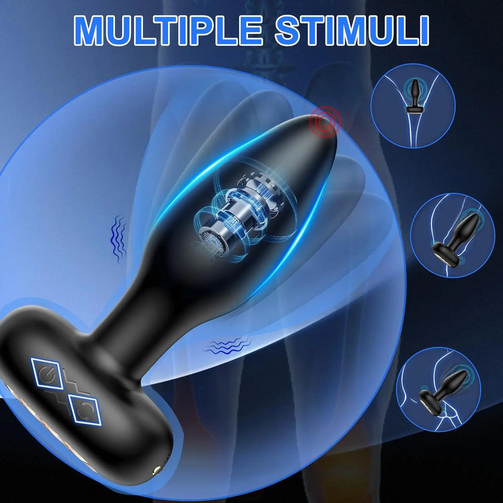 Wireless Remote Vibrating Anal Plug