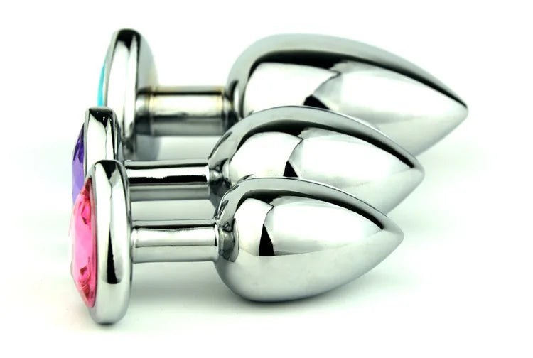 Beginner Stainless Steel Crystal Anal Plug
