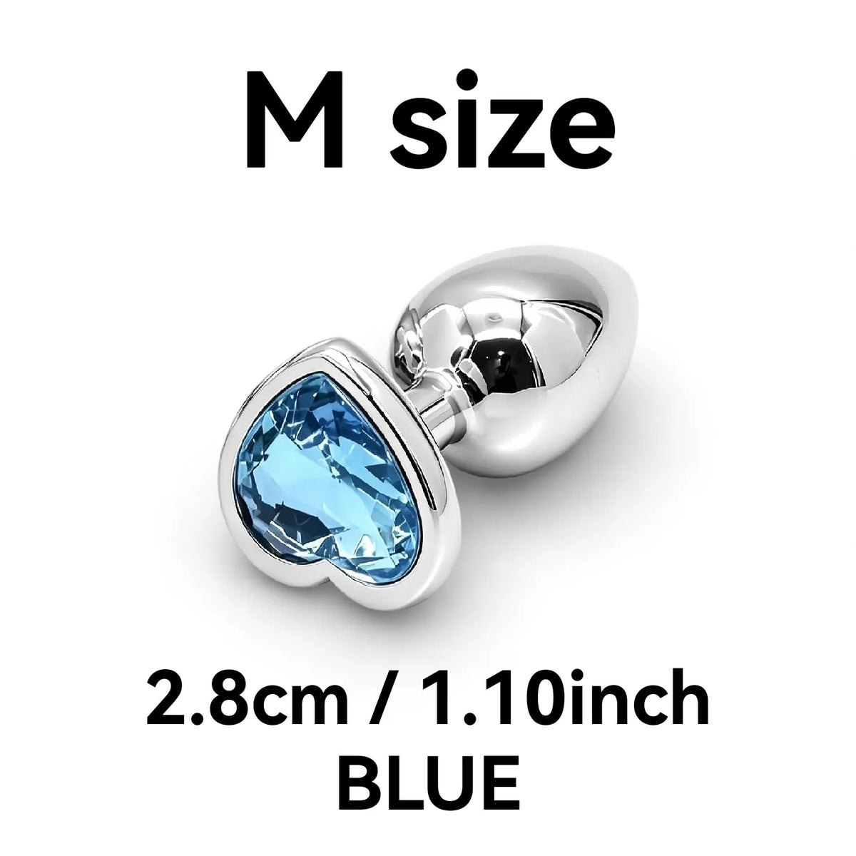 Jewelry-Base Metal Anal Plug Set – 5 Sizes