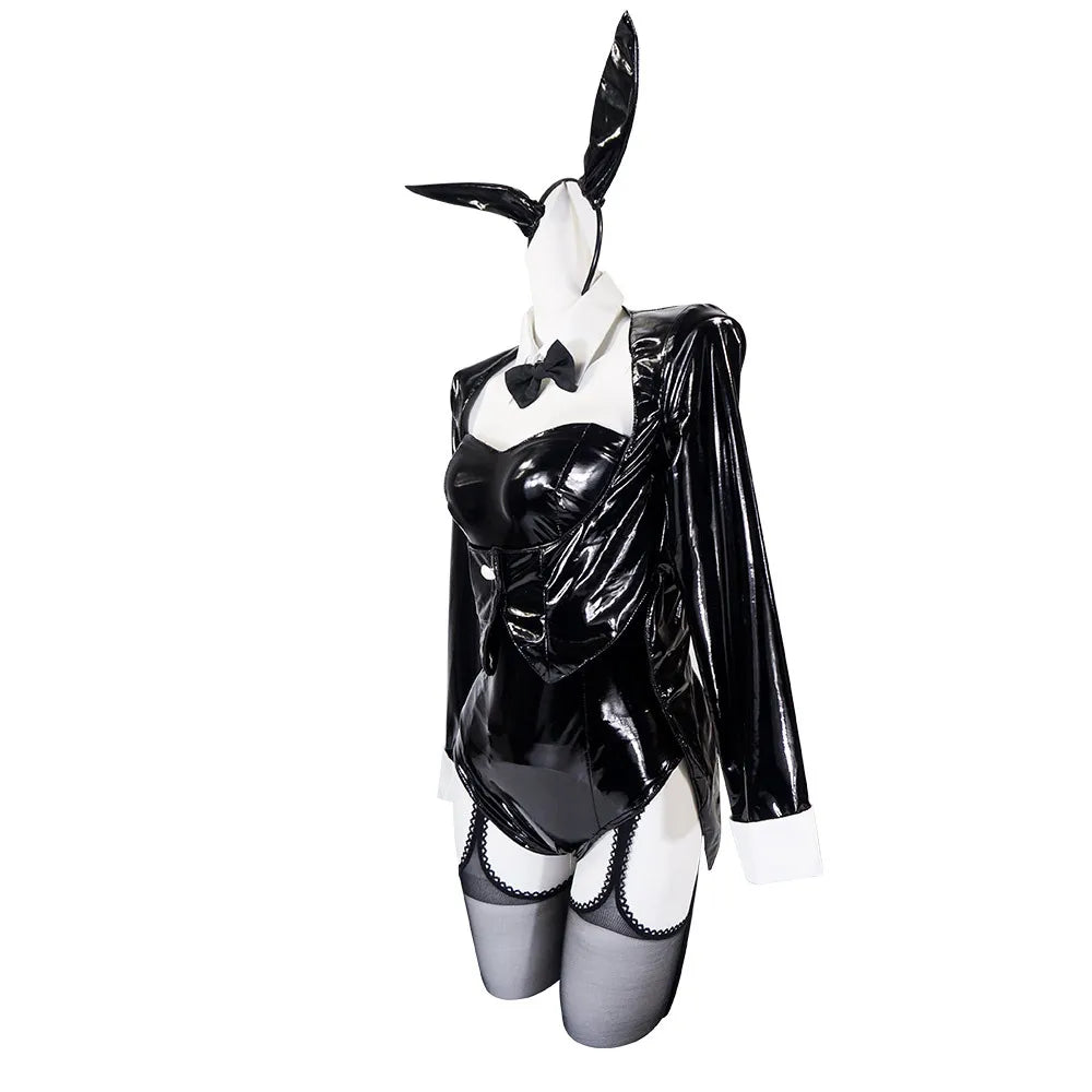 Sexy Bunny Girl Cosplay Set Anime Kitagawa Marin Outfit From My Dress-Up Darling Role Costume with Stockings Party Cosplay Suit