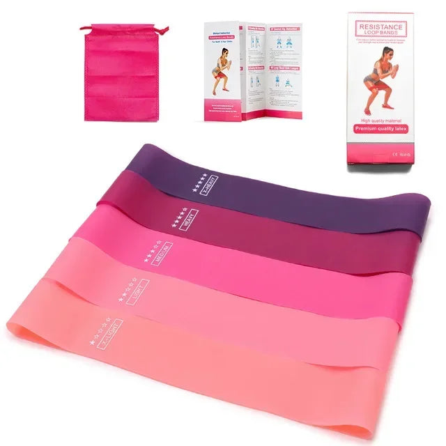 Portable Rubber Fitness Resistance Band