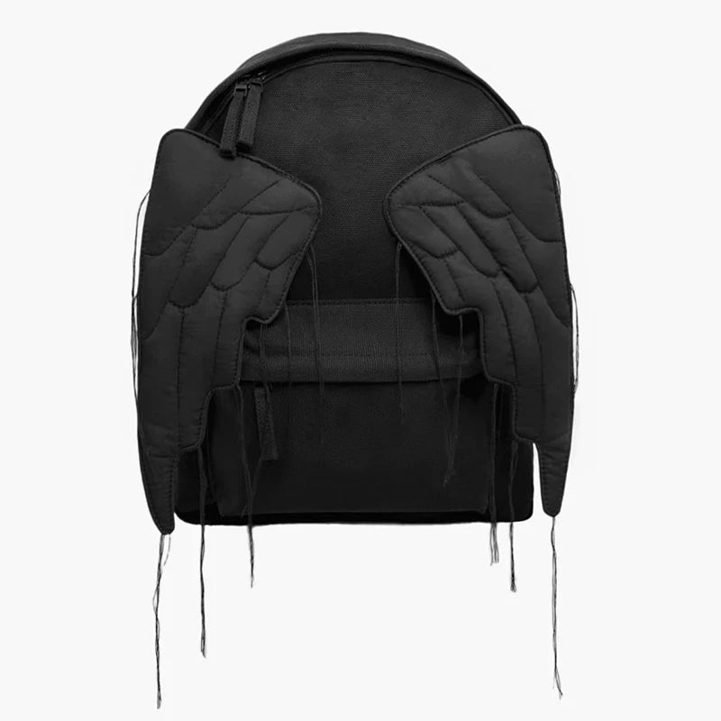 Y2K Angel Wing Canvas Backpack
